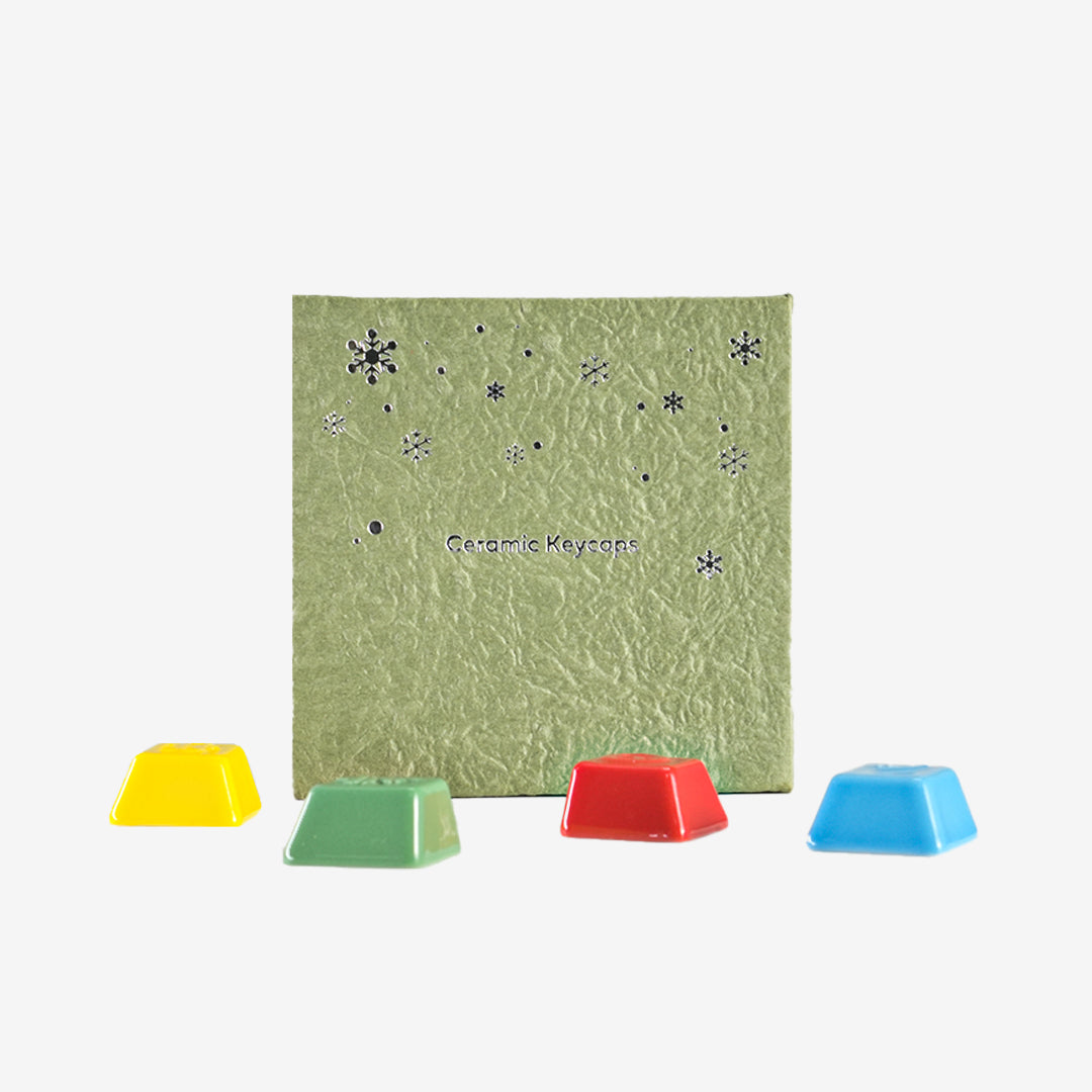 Christmas Keycaps + Lacquer Keycap Switch Tester
