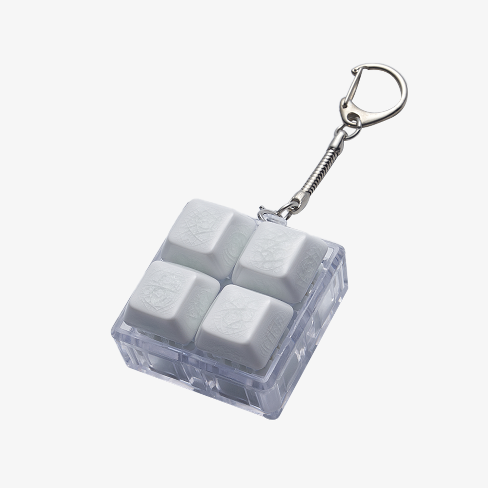 Keychain with Ceramic Keycaps