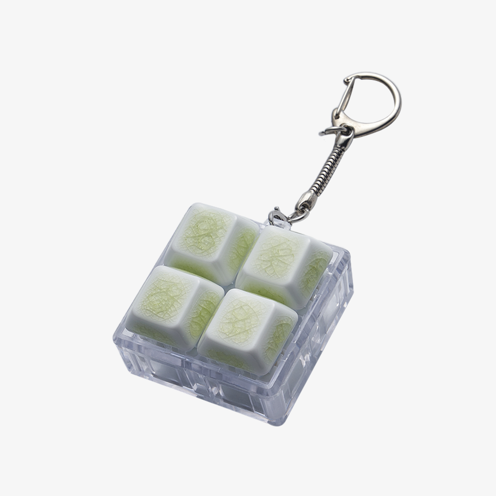 Keychain with Ceramic Keycaps