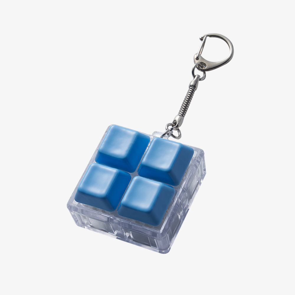 Keychain with Ceramic Keycaps