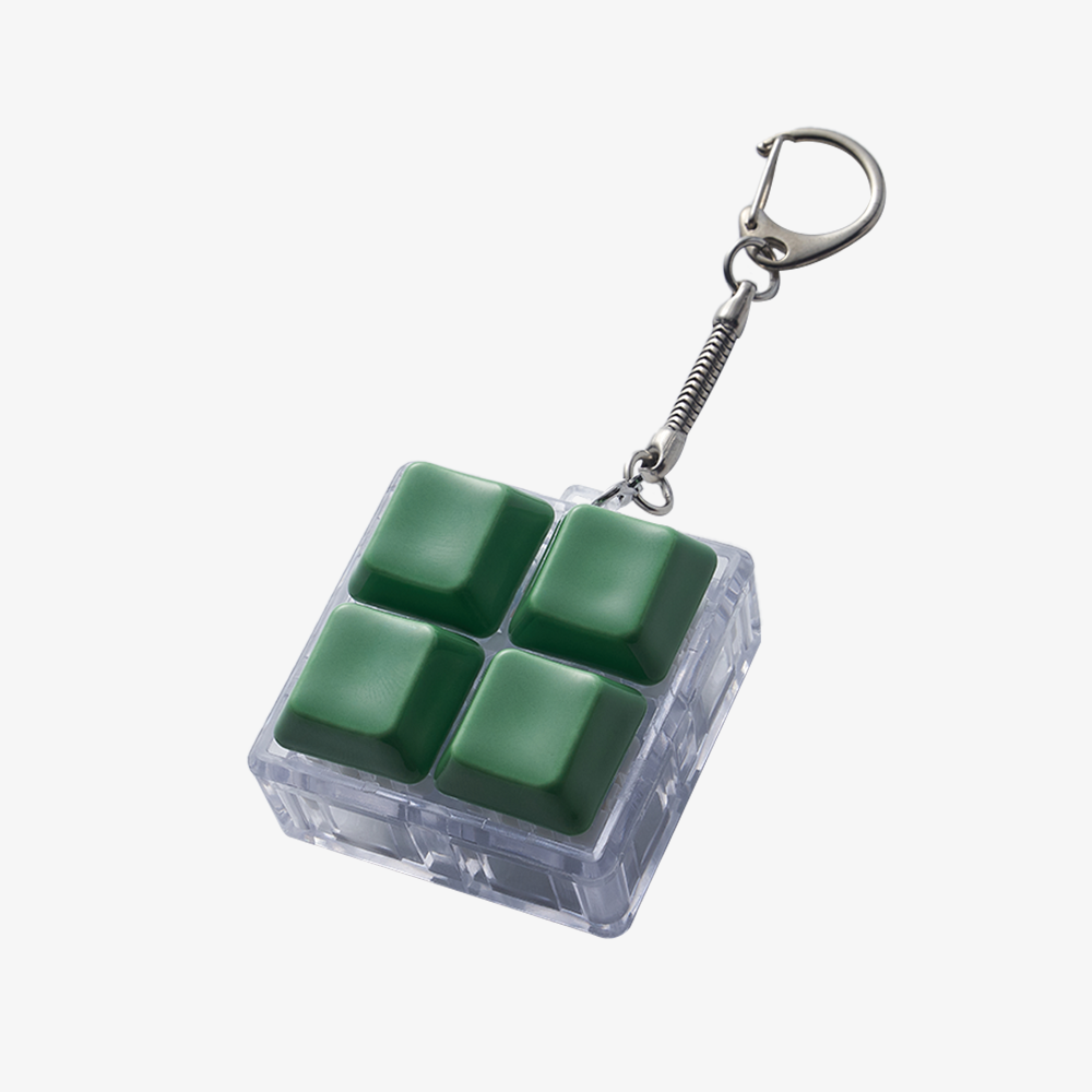 Keychain with Ceramic Keycaps