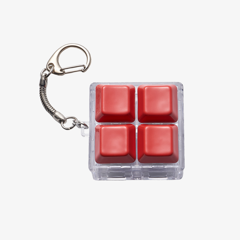 Keychain with Ceramic Keycaps