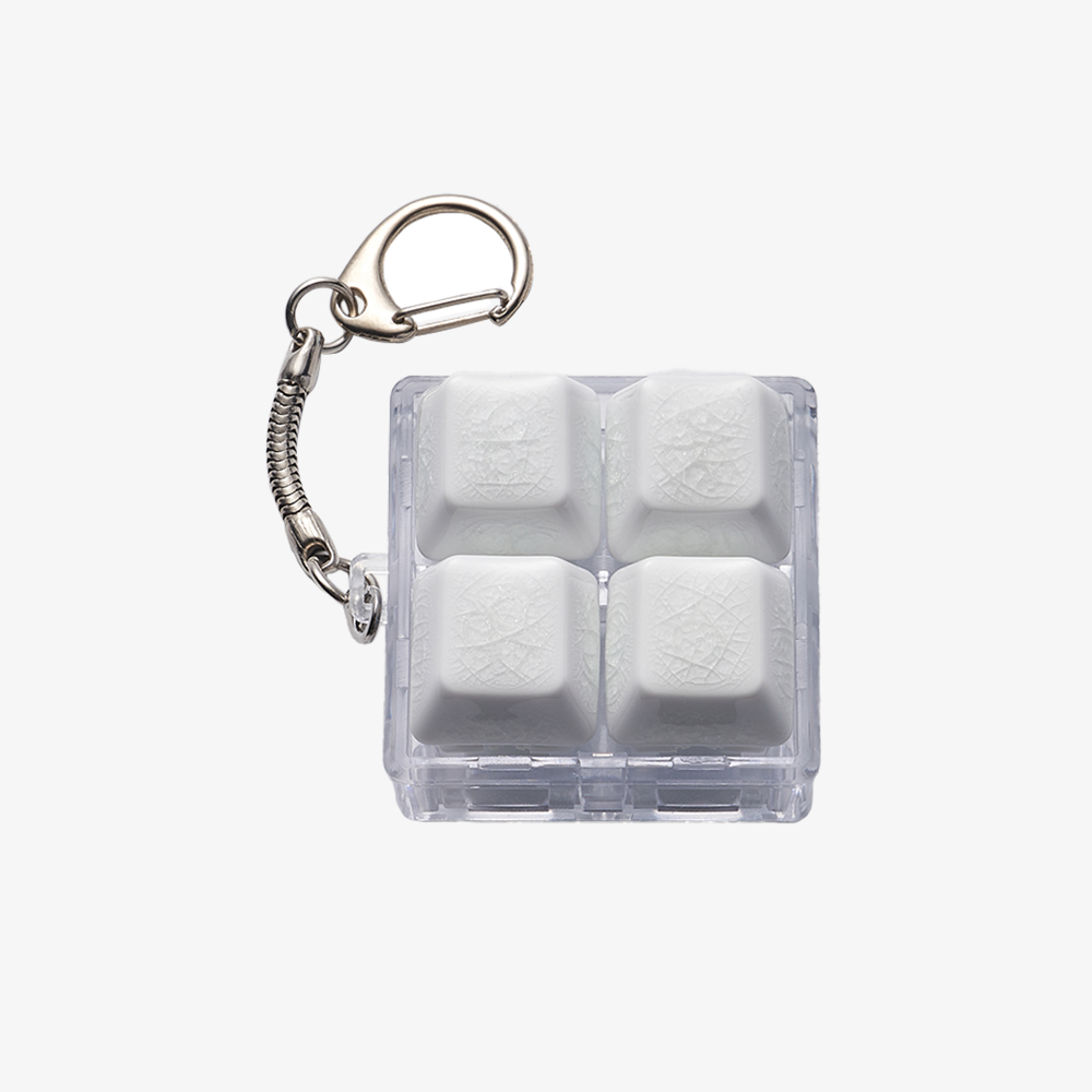 Keychain with Ceramic Keycaps