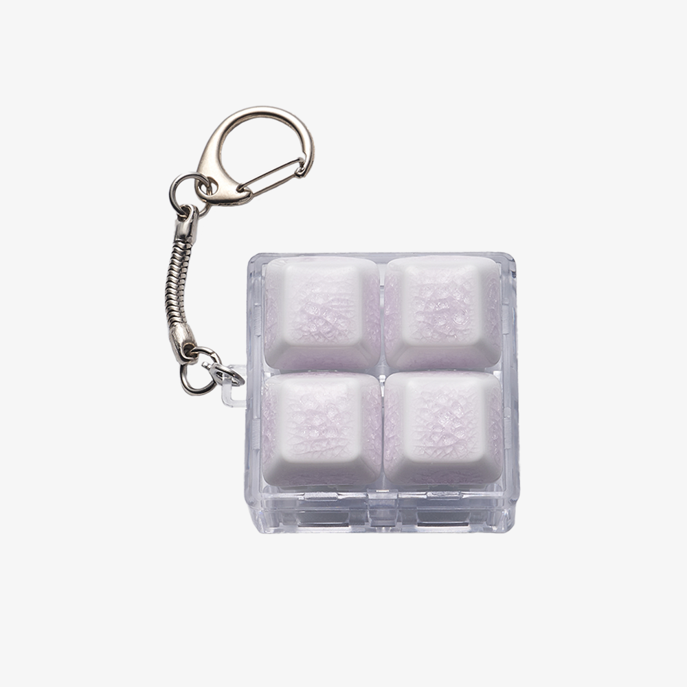 Keychain with Ceramic Keycaps