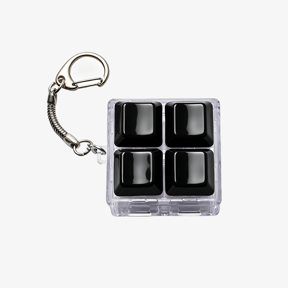 Keychain with Ceramic Keycaps