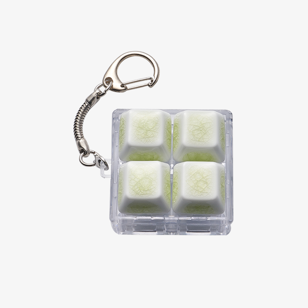 Keychain with Ceramic Keycaps