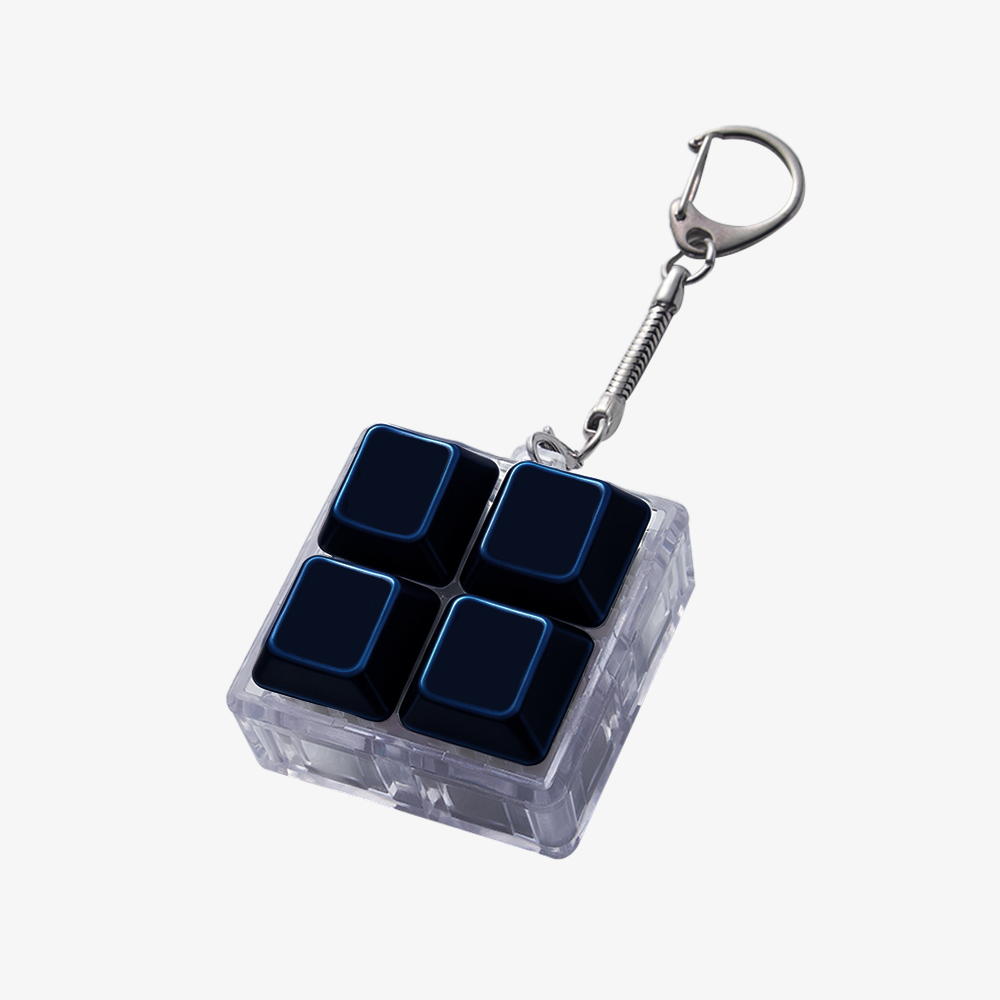 Keychain with Ceramic Keycaps