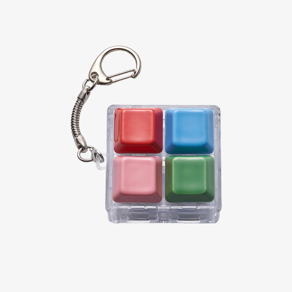 Keychain with Ceramic Keycaps