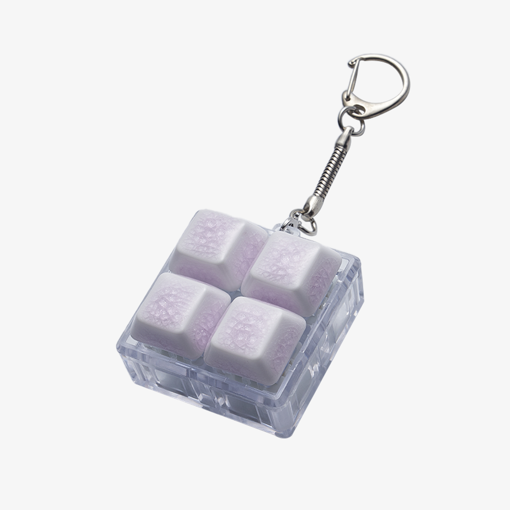 Keychain with Ceramic Keycaps