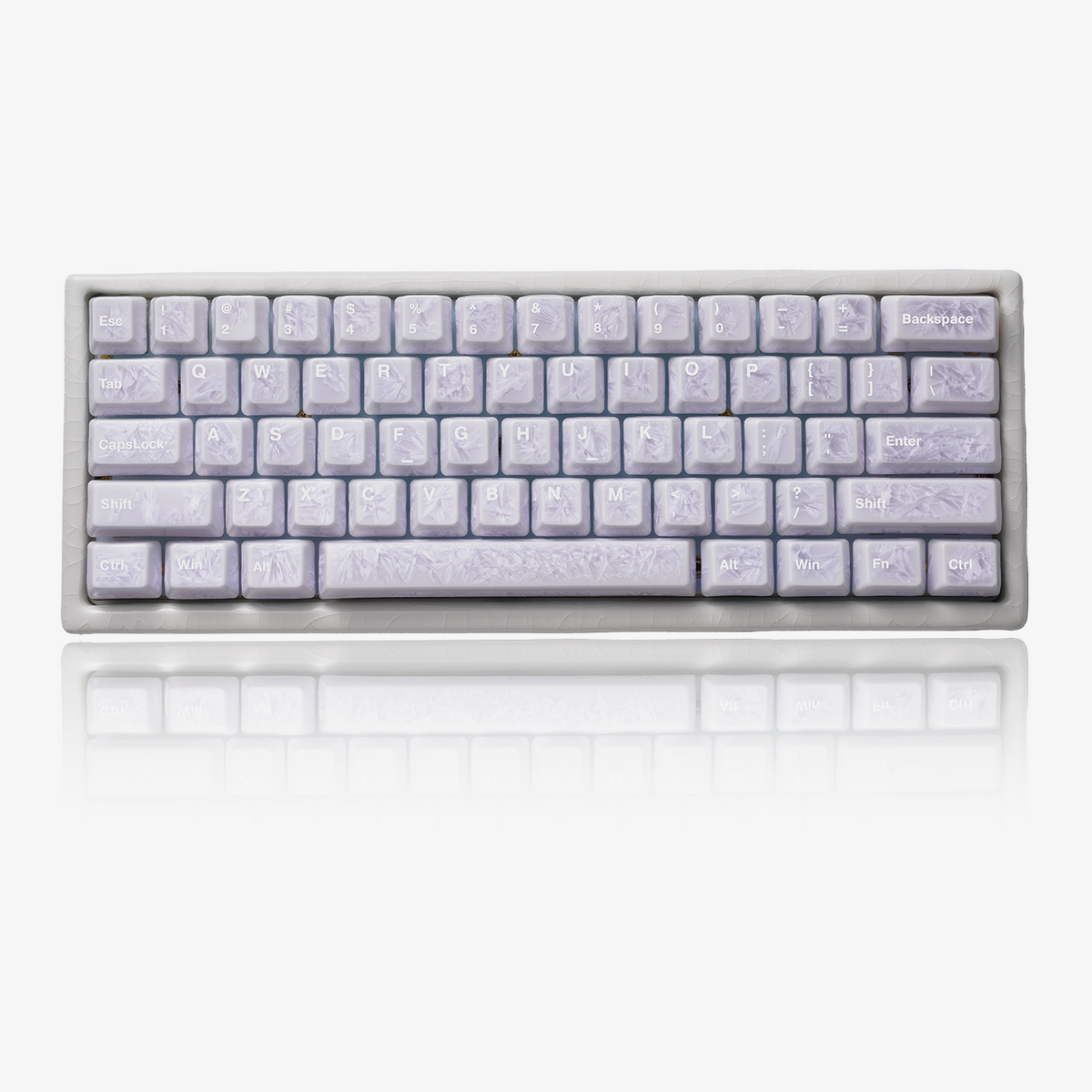 Ceramic Keycap Full Set V4-Purple Ice Crystal