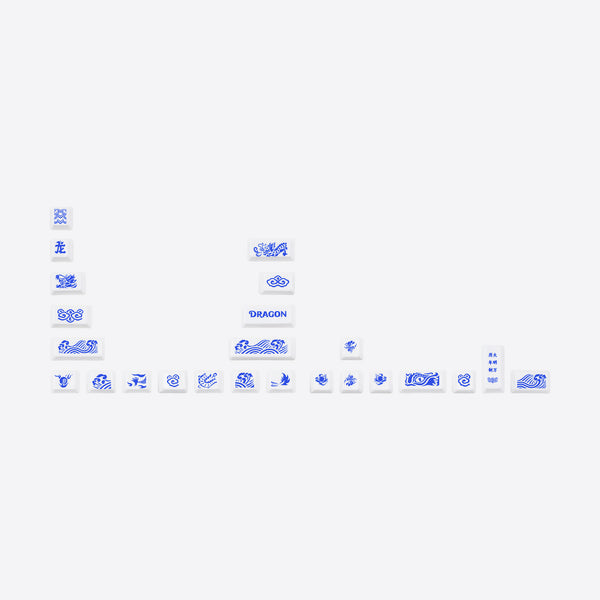 Ensemble de Touches Céramiques Dragon Fantaisie