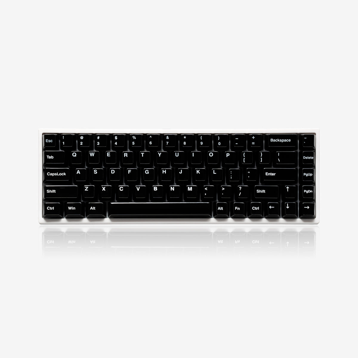 Cerakey Black Ceramic Keycaps Set