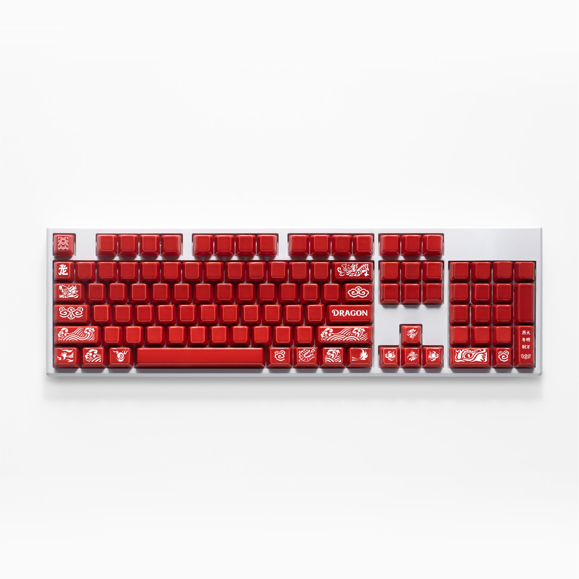 Dragon Novelty Ceramic Keycap Full Set (114+24 Keys)