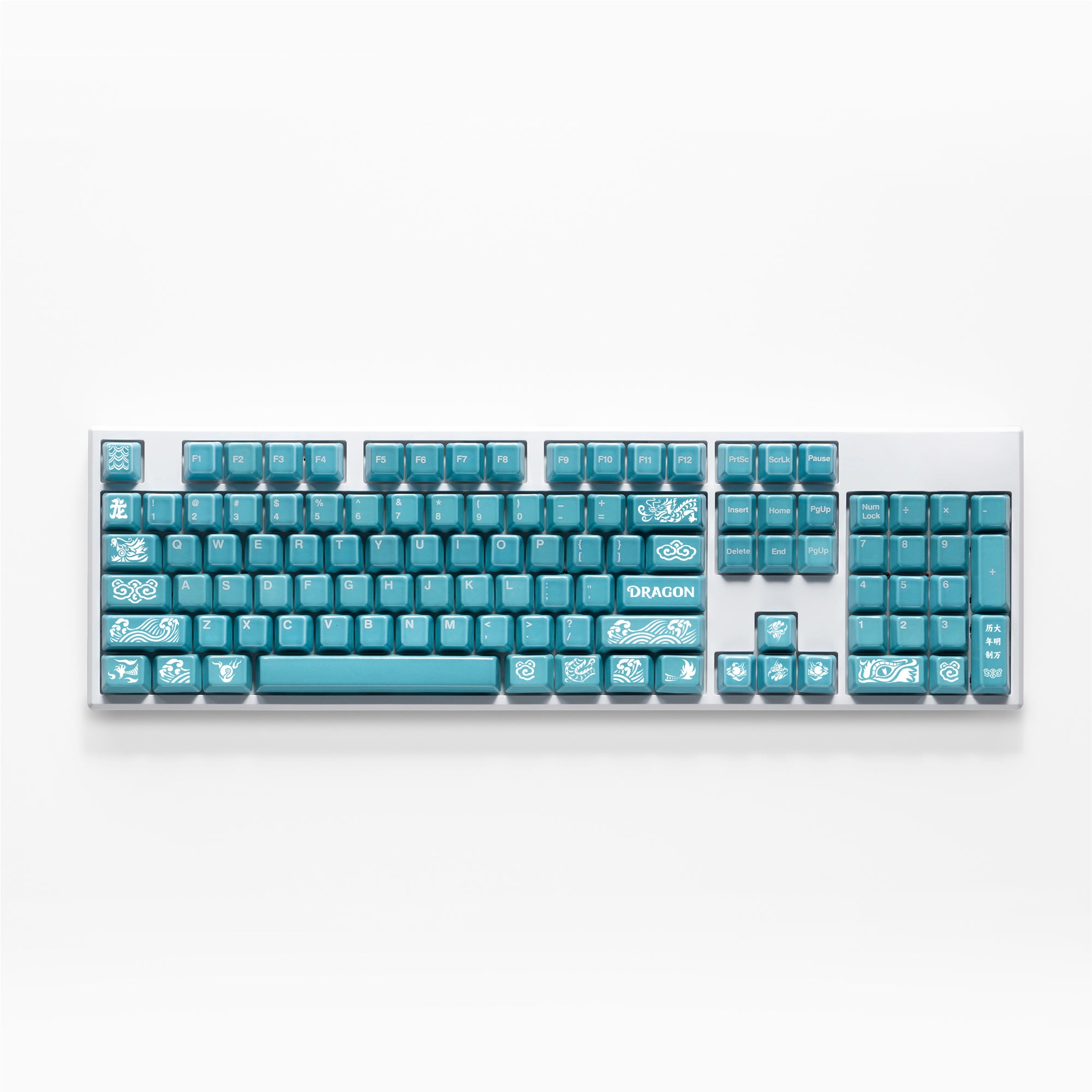 Dragon Novelty Ceramic Keycap Full Set (114+24 Keys)