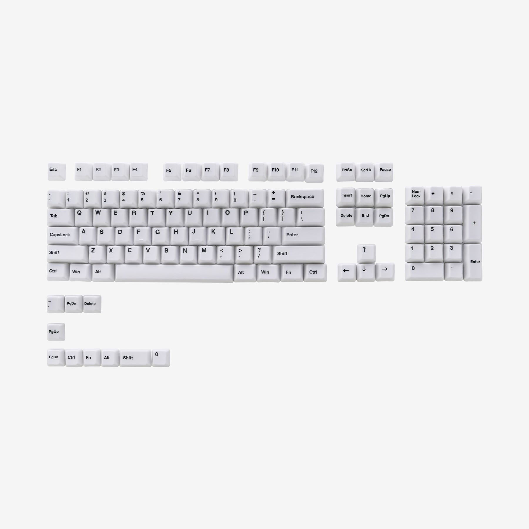 Matte Ceramic Keycap Full Set