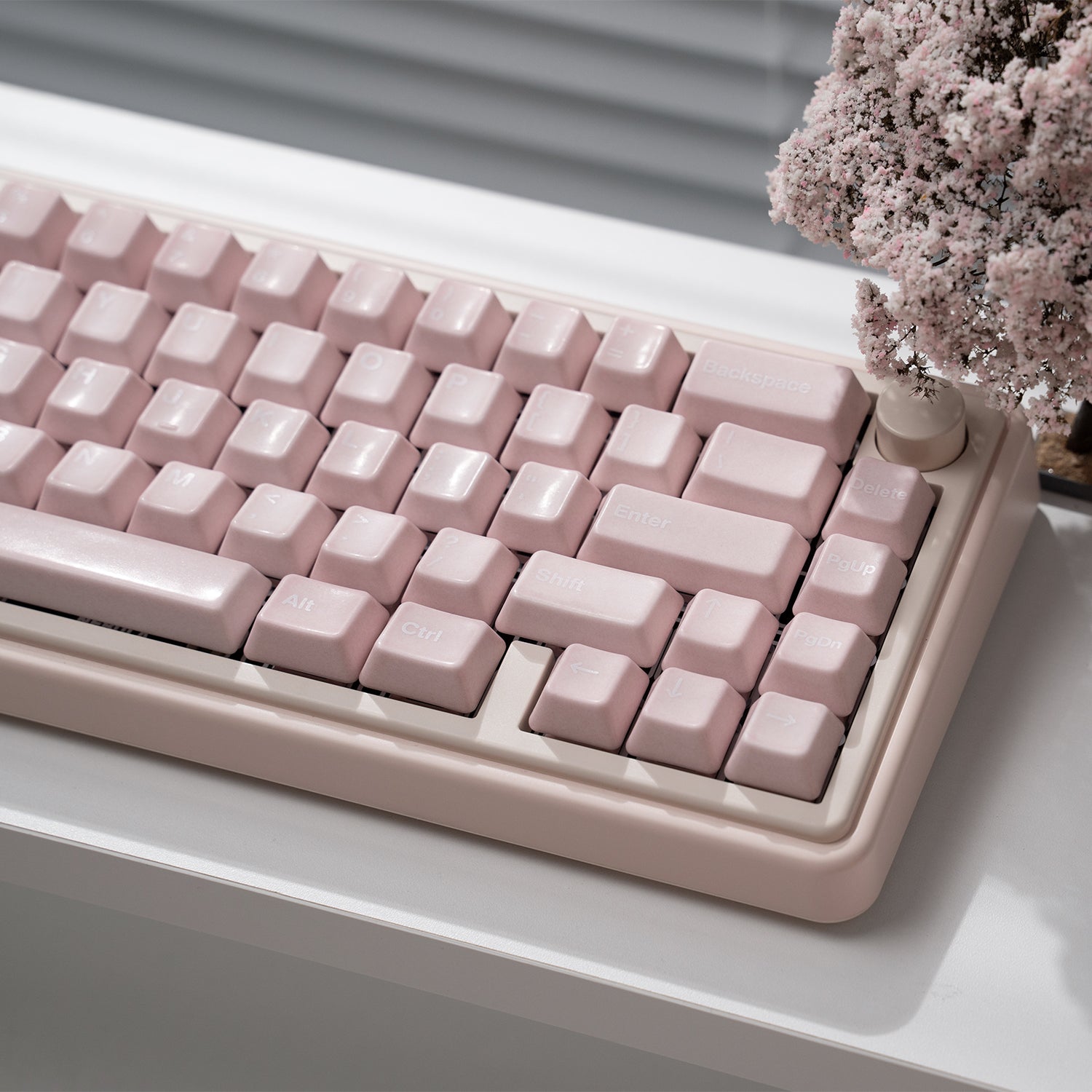 Ceramic Keycap Full Set V3-Matte Pink