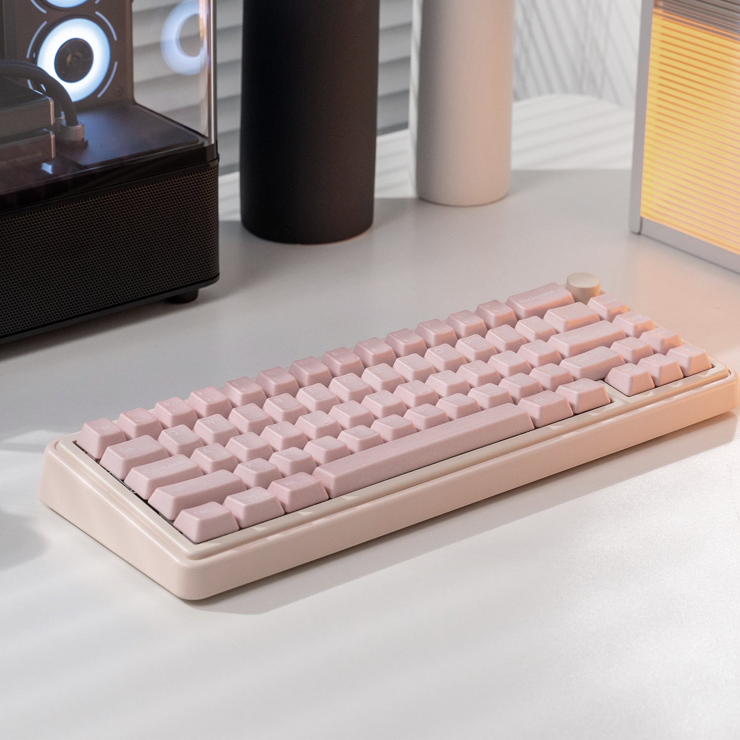 Ceramic Keycap Full Set V3-Matte Pink