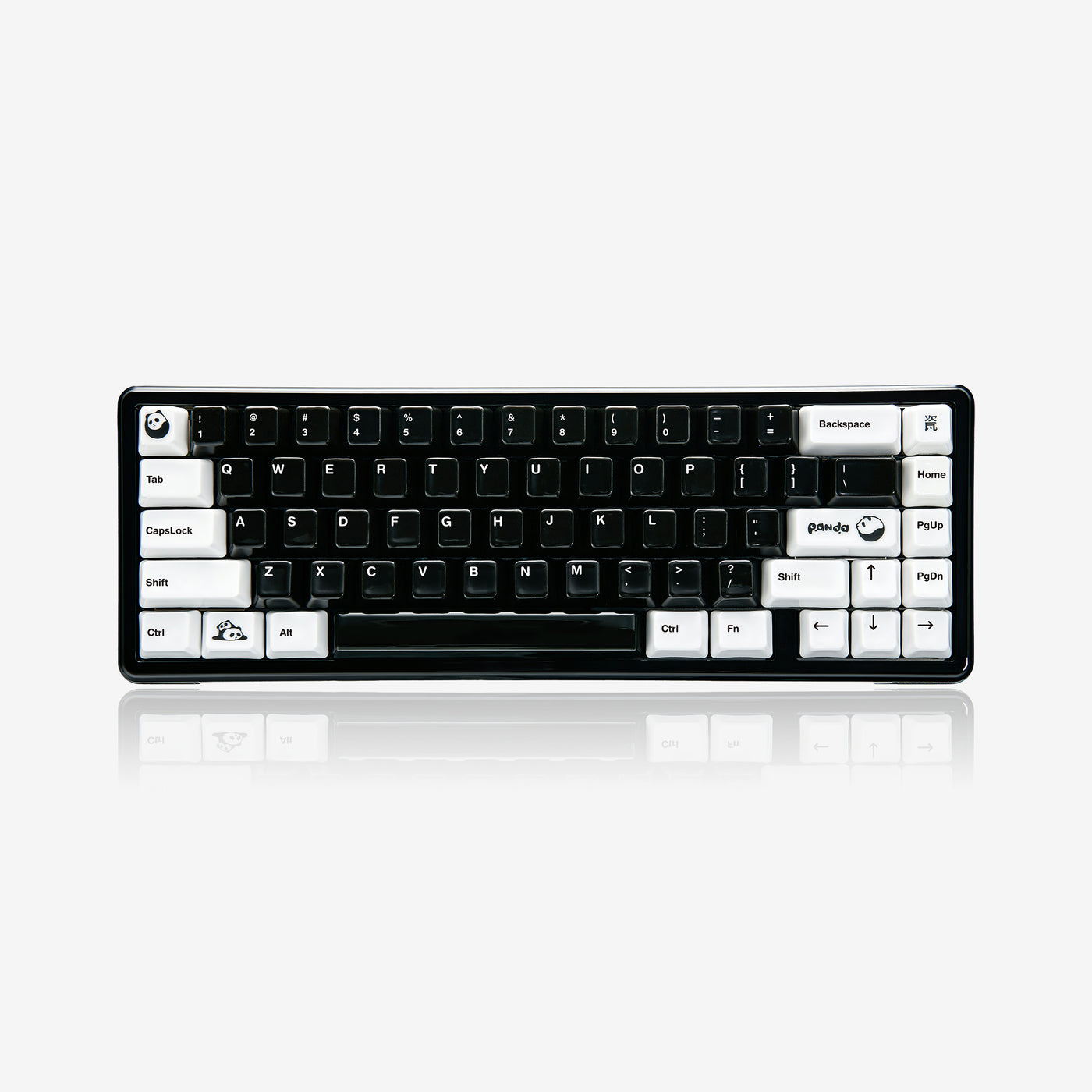 Nada 65 Panda | Panda-Themed Ceramic Mechanical Keyboard