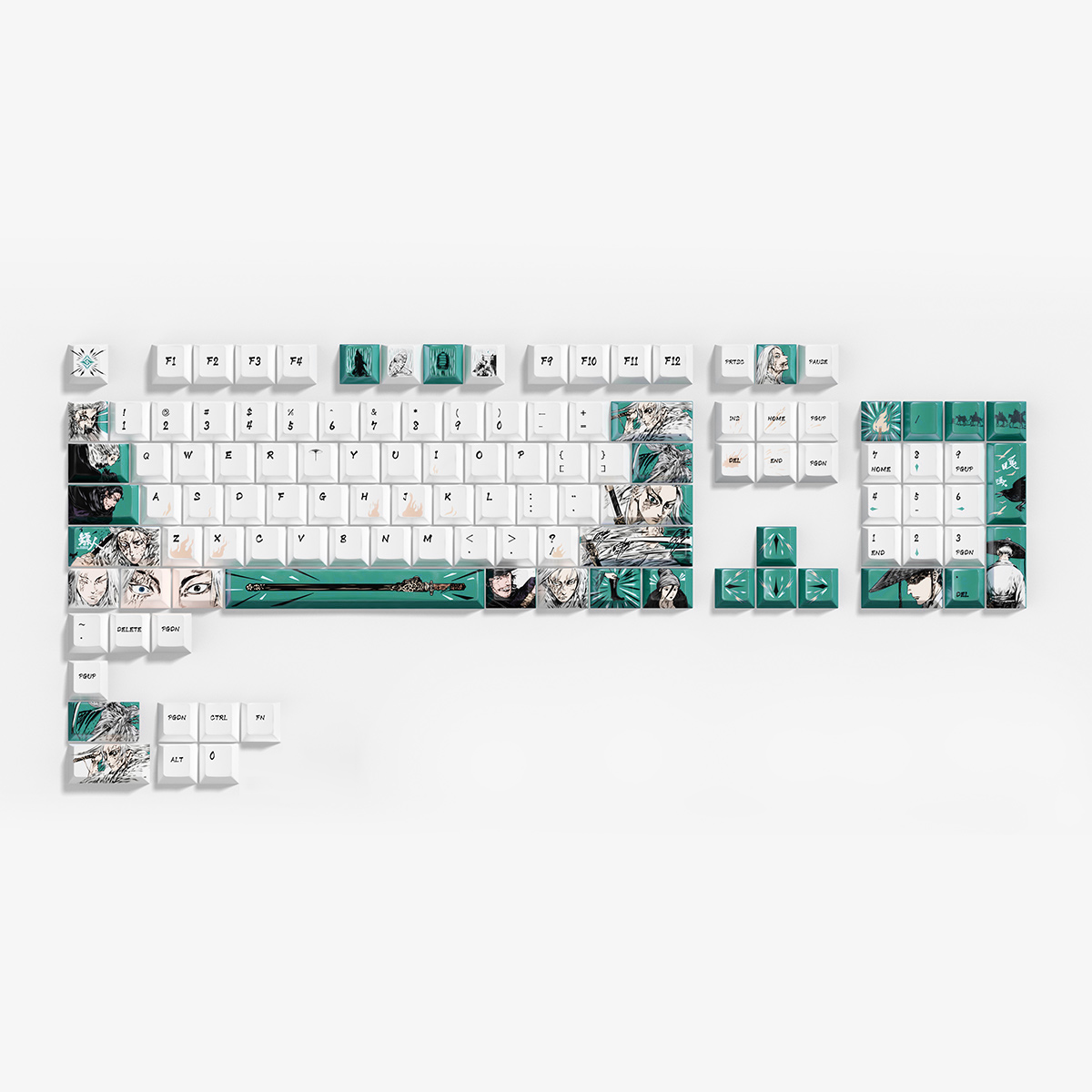 Bộ Keycap Gốm Hai Tông Màu V2