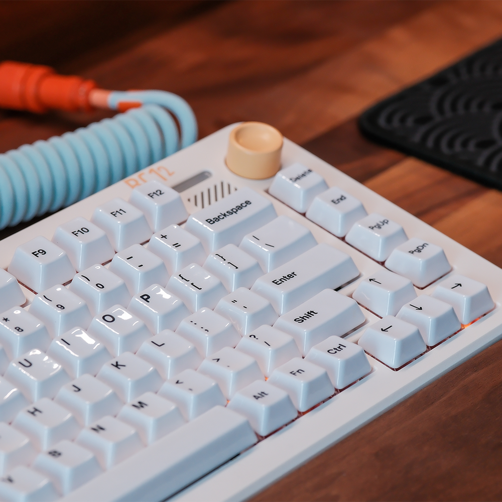 Cermic Keys Cerakey White Ceramic Keycaps Set